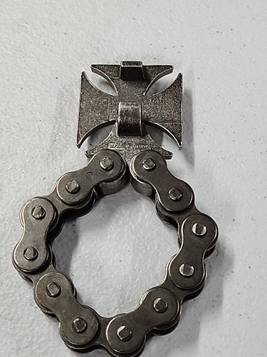 West Coast Choppers Bottle Opener Iron Cross Logo Motorcycle Chain Beer ¿ - Picture 2 of 2