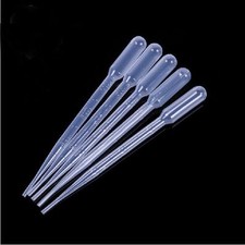100pcs 3ML Disposable Plastic Eye Dropper Set Transfer Graduated Pipettes
