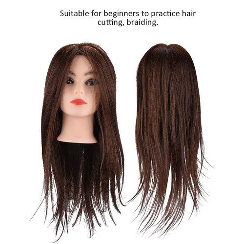 Hairdressing Training Styling Practice Colors Wig Dummy Mannequin Head With CHU - Picture 10 of 11