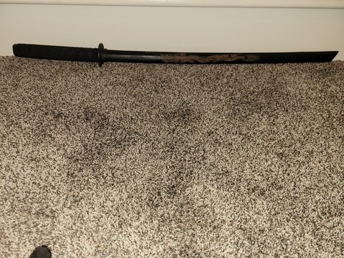 40" BOKKEN WOODEN DAITO PRACTICE TRAINING JAPANESE SAMURAI SWORD Katana Kendo w/ - Picture 10 of 12