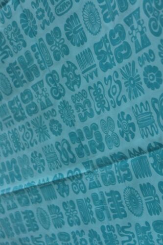 Vintage Harwood Steiger "Tokens" Print Fabric 74" x 45" Hawaiian Polynesian - Picture 4 of 17