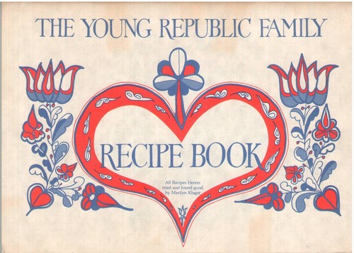 The young republic family recipe book Kluger, Marilyn