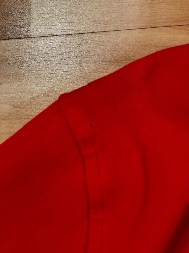 Tommy Hilfiger Men's Red Polo Shirt Embroidered Emblem Large *SMALL DEFECT* - Picture 8 of 9