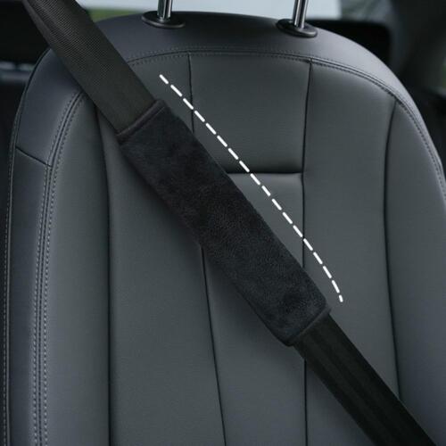 2pcs Car Seat Belt Cover Car Accessories Plush Car Safety Belt Pad Shoulder Pad; - Picture 4 of 18