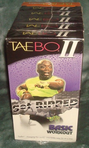 TAEBO II GET RIPPED BASIC WORKOUT SEALED 6 VHS CASSETTE TAPES FITNESS EXERCISE - Picture 1 of 5