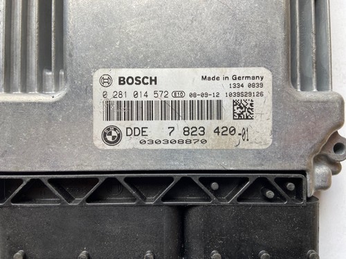 Calculateur 0281014572 7823420 BMW E90 2.0D N47 centralina ecu motor engine 130K - Picture 2 of 8
