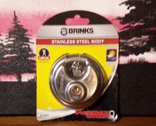 Brinks, Commercial, Stainless Steel, 80mm Keyed Discus Padlock