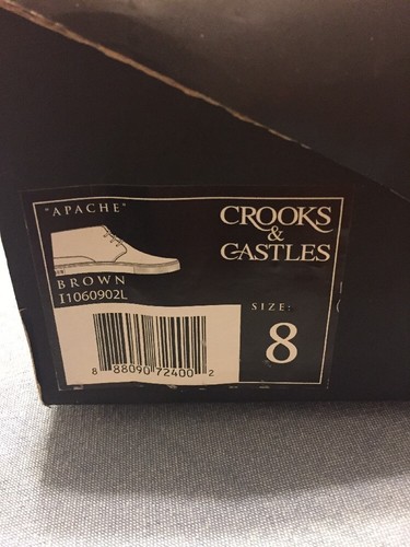 CROOKS AND CASTLES APACHE CHUKKA SZ 8 !!! NEW !!! - Picture 3 of 9