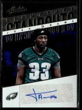2018 Panini Absolute Signature Standouts Josh Adams Autograph Philadelphia