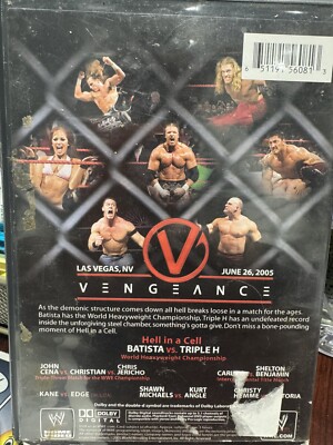 WWE Vengeance 2005: Hell in a Cell (DVD,2005) Wrestling,WWF,WCW