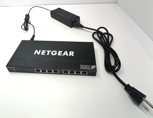 NETGEAR GS308PP 100 Mbps 8 Port Gigabit Ethernet Unmanaged PoE Switch. - Picture 13 of 16