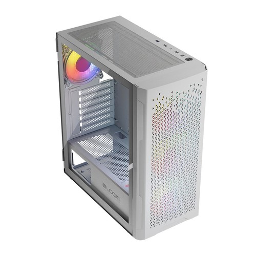 5905842126015 Logic ARAMIS ARGB MINIDI USB-3.0 Obudowa Biała LOGIC - Zdjęcie 12 z 12