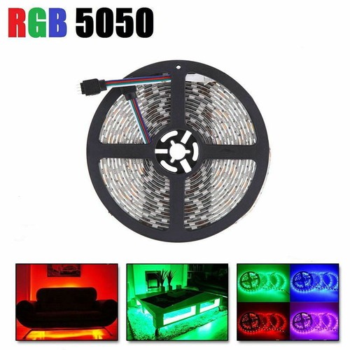 RGB LED STRIP LIGHTS COLOUR CHANGING UNDER CABINET KITCHEN LIGHTING SMD 5050 12V - Picture 22 of 28