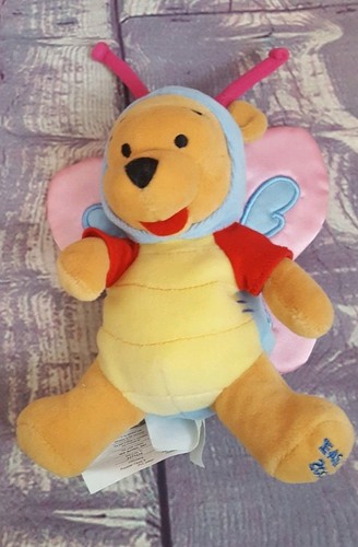 Walt Disney Butterfly Winnie the Pooh 7" Bean Bag Plush Easter 2000~ EUC - Picture 5 of 7