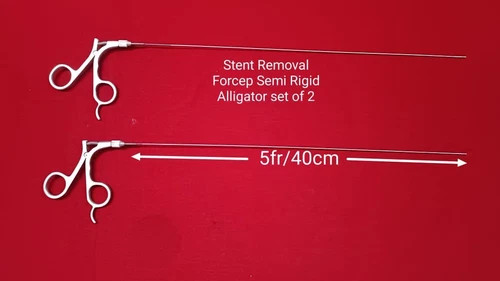 4A Hysteroscopy Grasper Semi Rigid 5fr Set of 2