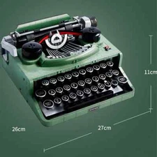 Ideas Typewriter 21327 Building Blocks Set, Collectible Retro Display Model Toys