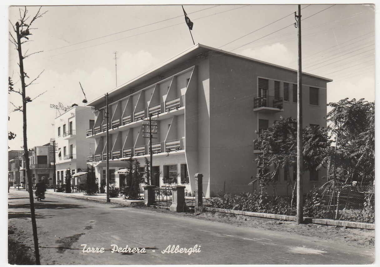 TORRE PEDRERA - RIMINI - ALBERGHI - VIAGG. 1956 -20087-
