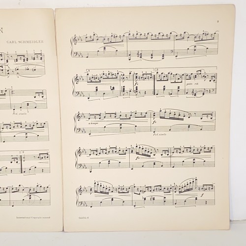 Antique 1923 By The Fountain Piano Sheet Music by Carl Schmeidler - Picture 7 of 15