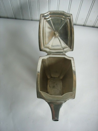 Juego de servicio de té de colección 4 piezas ROGERS BROTHERS Legacy plateado ART DECO c1929 - Imagen 9 de 12