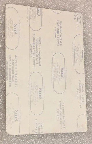 VAN HALEN AUGUST 22, 1995 BALANCE TOUR JONES BEACH, NY WORKING PASS BLUE UNUSED - Picture 2 of 2