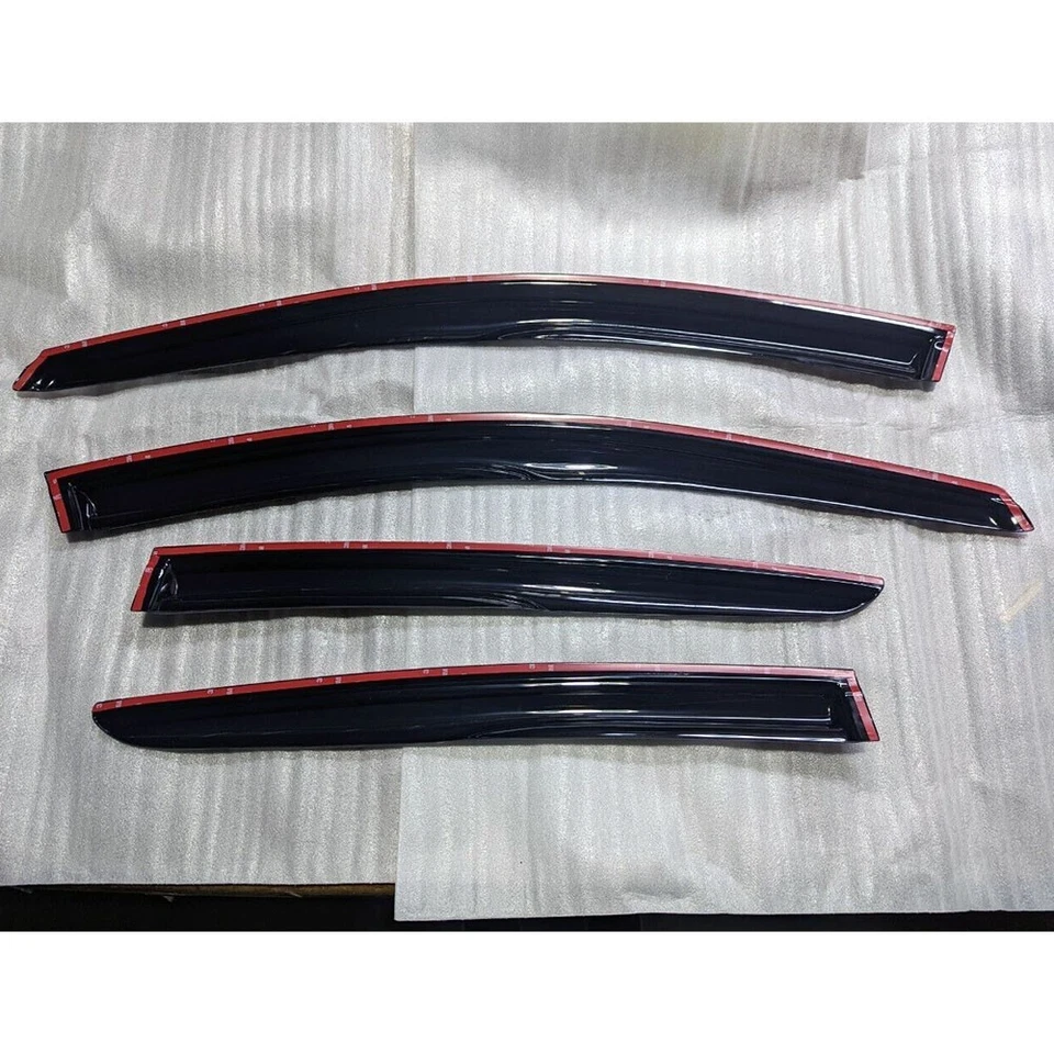 Add-on Window Visor Sun Rain Guard Vent Deflector For Ford Focus MK4 19-22 Foto 4 de 4