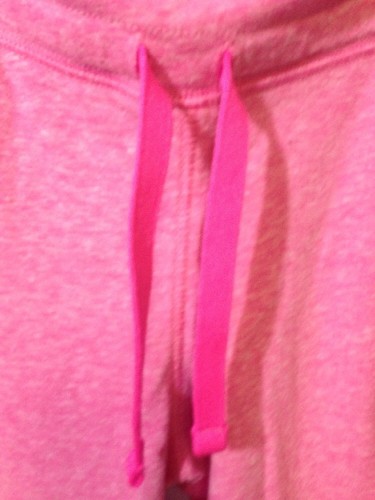 Under Armour Sweet Pants Pink Youth Large Grey Logo Going Down Leg Draw String - Picture 2 of 12