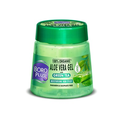 BoroPlus Aloe Vera Gel with Green Tea, It is non-greasy & light in texture-200ml