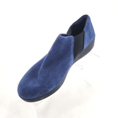 FitFlop Comfort Suede Loafers 9/41 Blue Slip On Casual Shoes - Picture 4 of 9