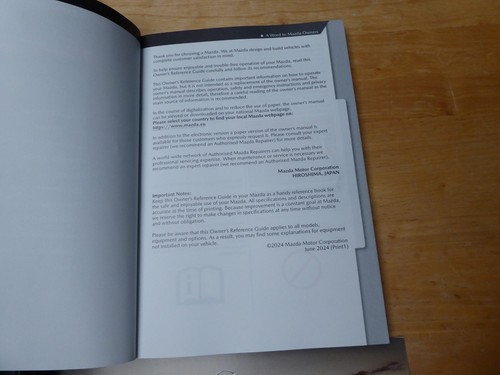 GENUINE MAZDA CX-30 2020-2025 HANDBOOK OWNERS MANUAL AUDIO NAVI (06.2024) NEWWW - Picture 3 of 13
