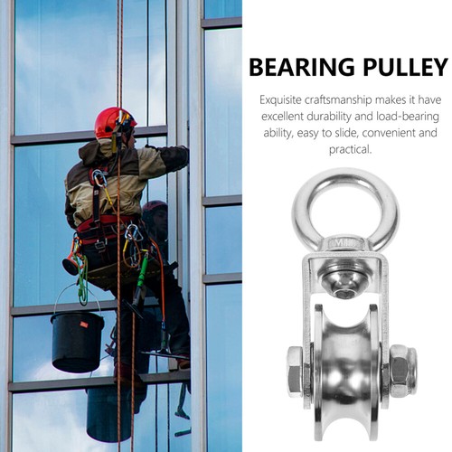 Hanging U Type Swivel Pulley Rope System Pulley Heavy Duty Pulley - Picture 2 of 12