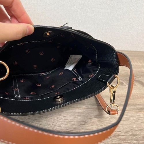 Mofusand Ebi Nyan 2way Bucket Shoulder Bag Synthetic Leather Shimamura Japan - Picture 12 of 12