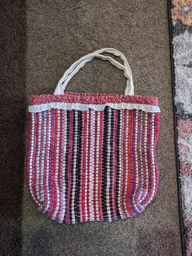 Vintage Handmade 'rug' Purse