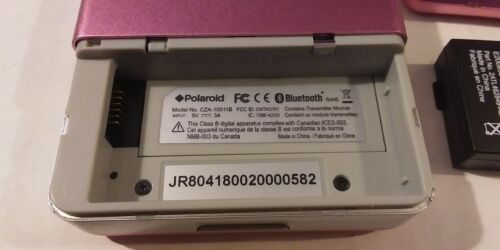STAMPANTE MOBILE POLAROID POGO ISTANTANEA TERMICA L ZINCO ZERO INCHIOSTRO CZA-10011B ROSA - Foto 4 di 10