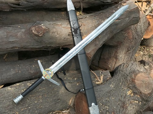 The Witcher 3 Geralt von Rivia Silberschwert limitierte Auflage Replik mit Scheide - Bild 3 von 11