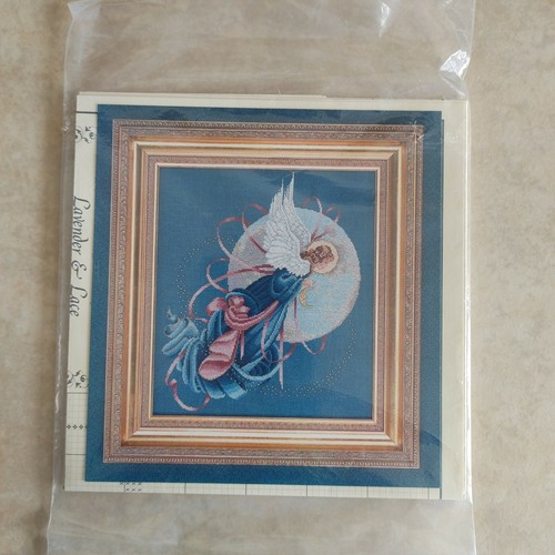 Lavendar & Lace Blue Moon Angel Cross Stitch Chart Vintage LL 36 - Picture 2 of 6