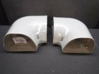 Fortress Lineset Ducting, 84131 (LK122I), 4 1/2 Inch, LD 4.5, 90 Degree Flat Ell