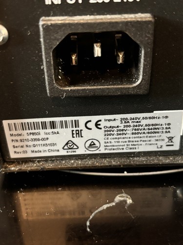 Eaton 5P 850i, Tower, USV 230V, 600W,/ ungetestet - Bild 8 von 8