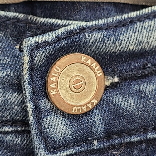 Pantalones de mezclilla Kaalu para hombre 30 azules elásticos con cremallera recta - Imagen 6 de 10