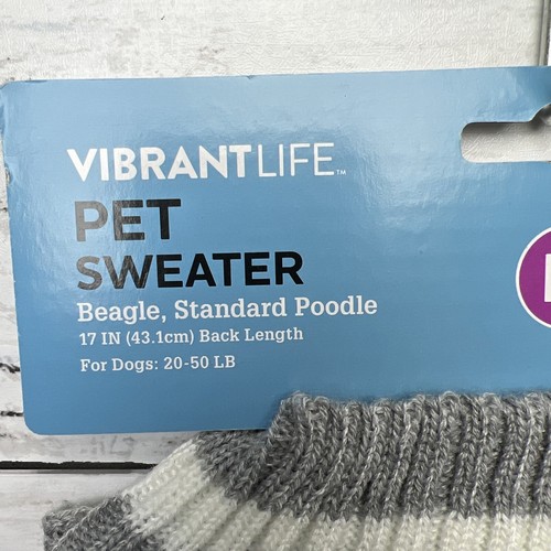 New Vibrant Life Pet Sweater Red “SPOILED” Dog Cat Medium Beagle 20-50# - Picture 12 of 15