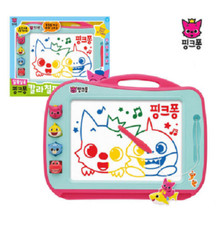 Pinkfong Color Black Plate Magnet Board Korea toy/Free Express