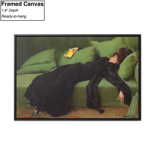 Ramon Casas After The Ball Canvas/Poster Wall Art - The Young Decadent Girl - Picture 4 of 10