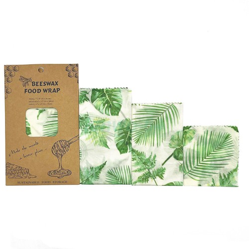 Brand New 3 Pack Beeswax Food Wraps Sandwich Wrap Washable Eco-Friendly Reusable - Picture 20 of 36