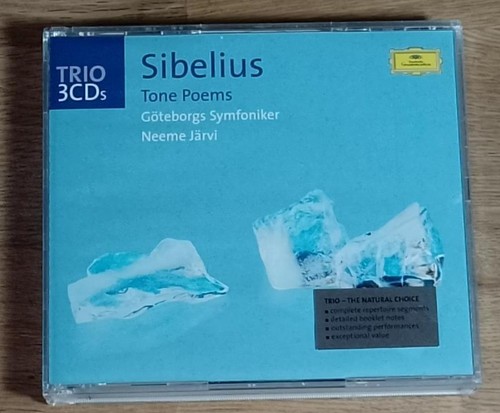 SIBELIUS Tongedichte GÖTEBORG SO NEEME JARVI DG 3CD SET NM