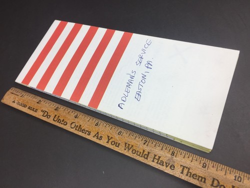 ABC TV News Rand McNally 1968 Map Presidential Election Guide JFK Kennedy LBJ - 第 9/10 張圖片