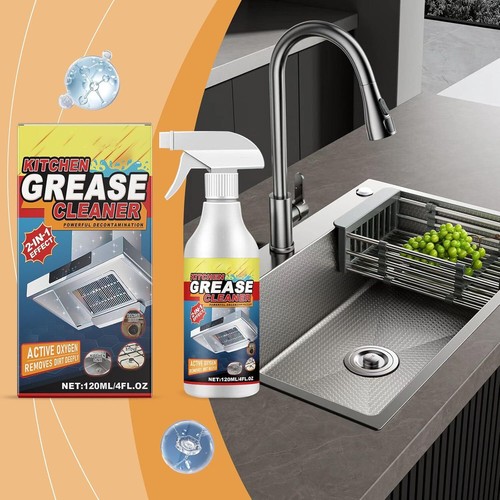Powerful Kitchen Grease Cleaner, Powerful Clean Kitchen Oil Stains Spray - Picture 9 of 28