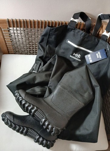 BASSDASH Size 10-11 Boot-Foot Fishing Hunting Chest Wader for Men - 第 5/6 張圖片