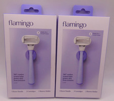 Flamingo Women's 5 Blade Shaving Razor 2 sets included