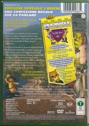 Shrek 2 (2005) 2DVD NUOVO Special Edition Dreamworks EDIZIONE LIMITATA Sigillato - Foto 2 di 2