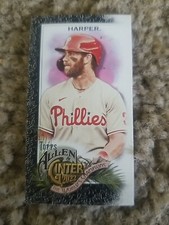 BRYCE HARPER 2022 TOPPS ALLEN & GINTER BLACK BORDER CARD #16 PHILLIES (MINI)