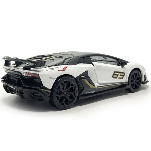 1/32 Scale Lamborghini Aventador SVJ 63 Model Car Diecast Toy Cars Gifts White - Picture 5 of 12